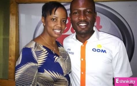 Edwin Sifuna wife Didi Wamukoya with Edwin Sifuna.