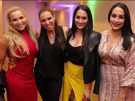 Sasha Banks mom supporting daughter at WWE Hall of Fame