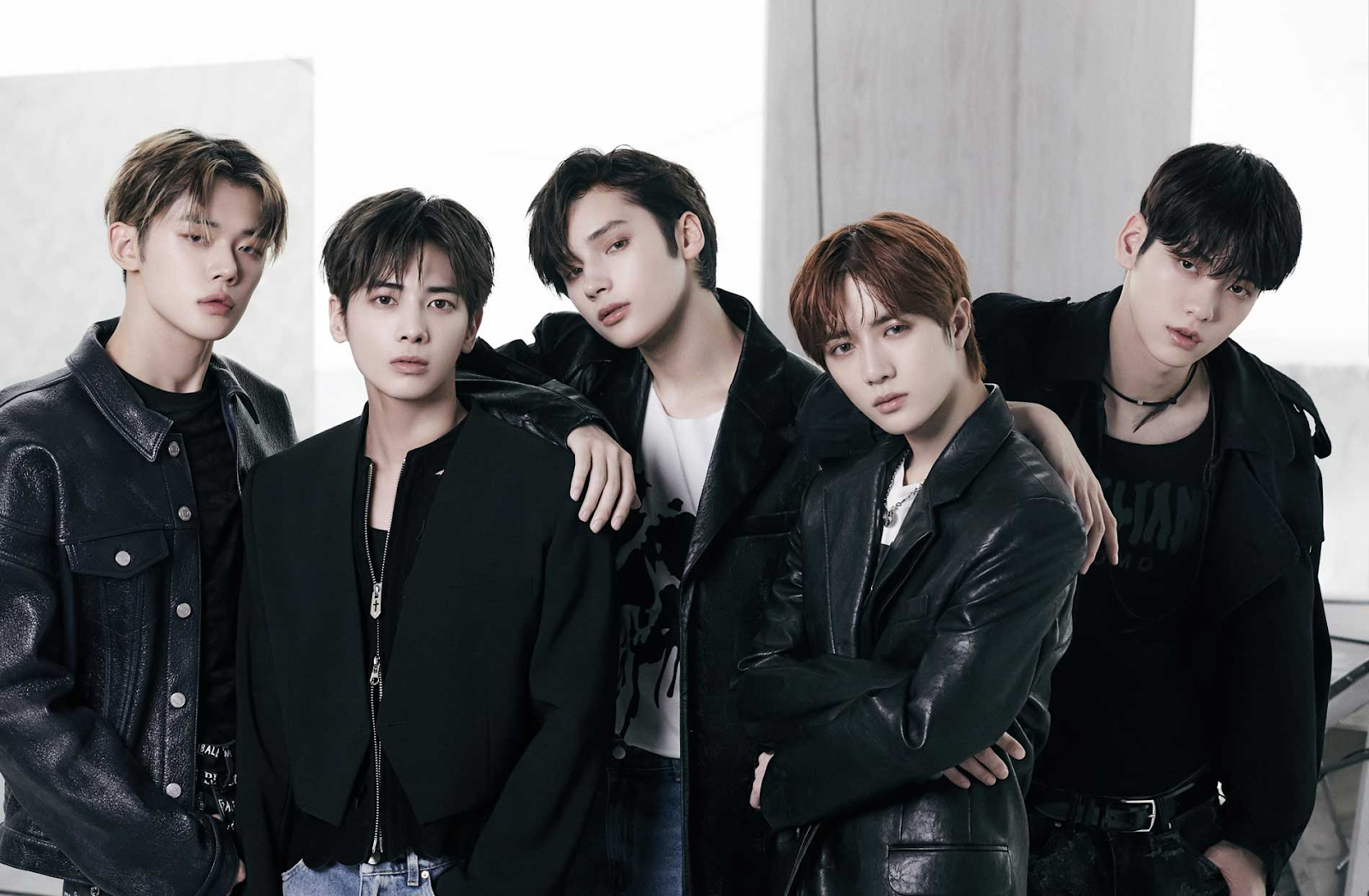 txt member ages group photo 2025