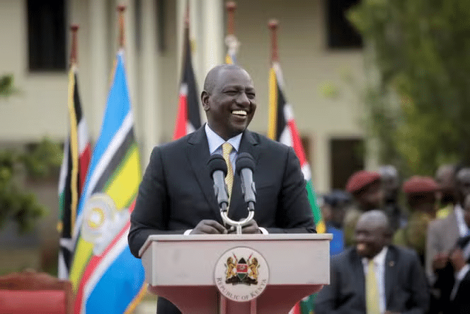 Ruto swearing in ceremony reflecting ruto age leadership moment