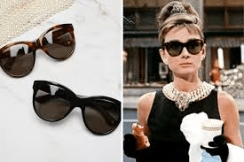 Audrey Hepburn sunglasses classic Breakfast at Tiffany’s look