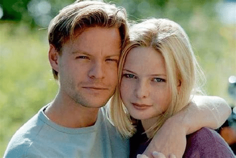 Ludwig Hallberg with Rebecca Ferguson during their relationship
