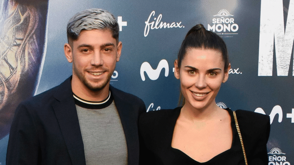 Federico Valverde wife Mina Bonino smiling at an event