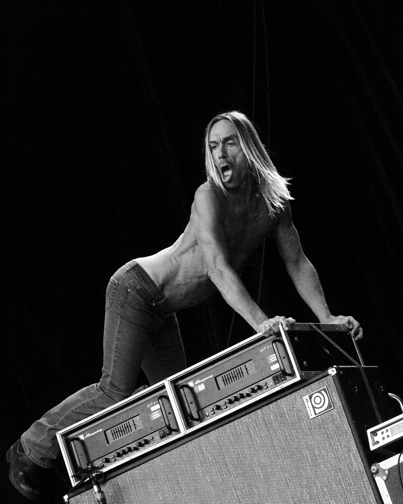 Ariana Grande performing on stage during the Wicked promotional tour in 2025