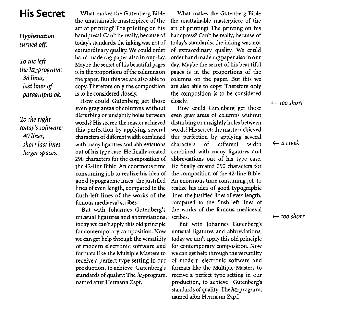 Side-by-side comparison of lorem ipsum vs real content in a web layout